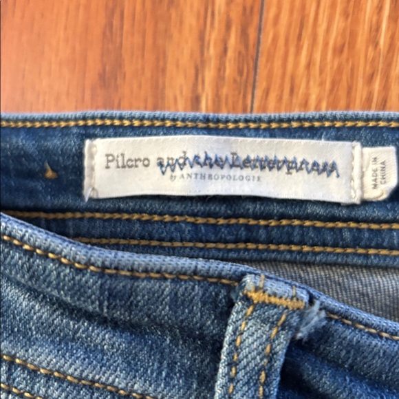 ANTHROPOLOGIE - PILCRO AND THE LETTERPRESS - PATCHWORK BOYFRIEND JEANS - Picture 2 of 6